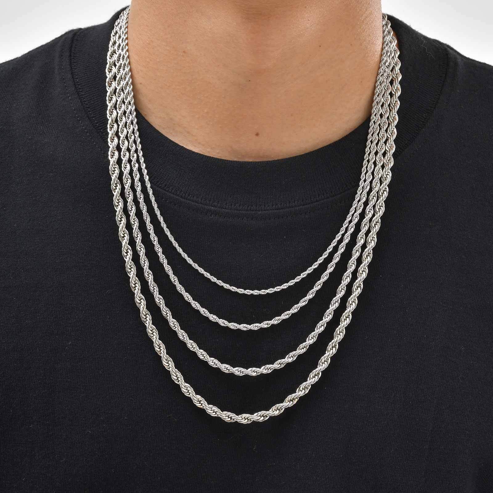 Cuban Link Chain 12Mm - Мужское длинное ожерелье из нержавеющей стали,