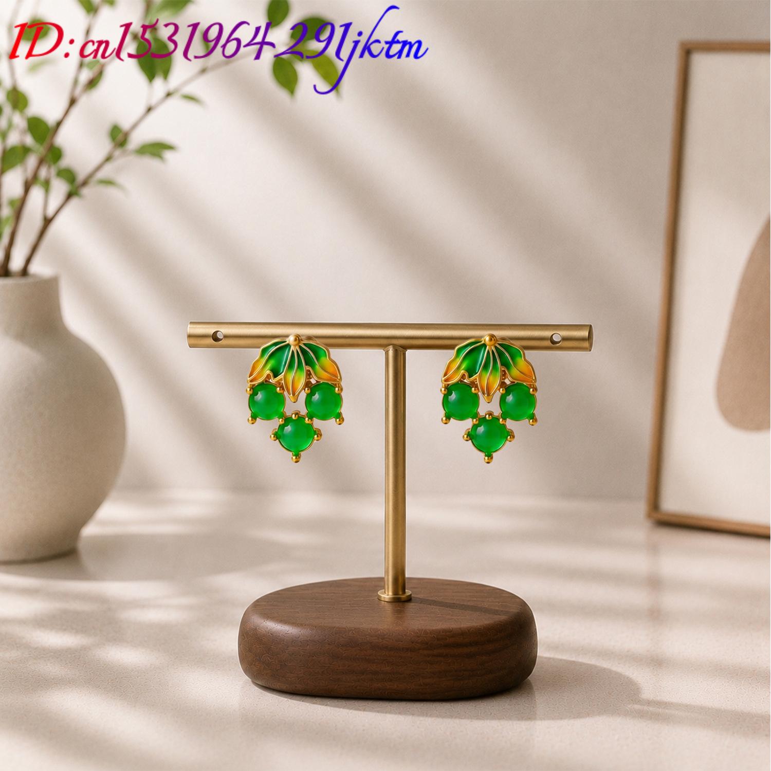 Бирманские серьги в виде виног – обзор и цена Earrings