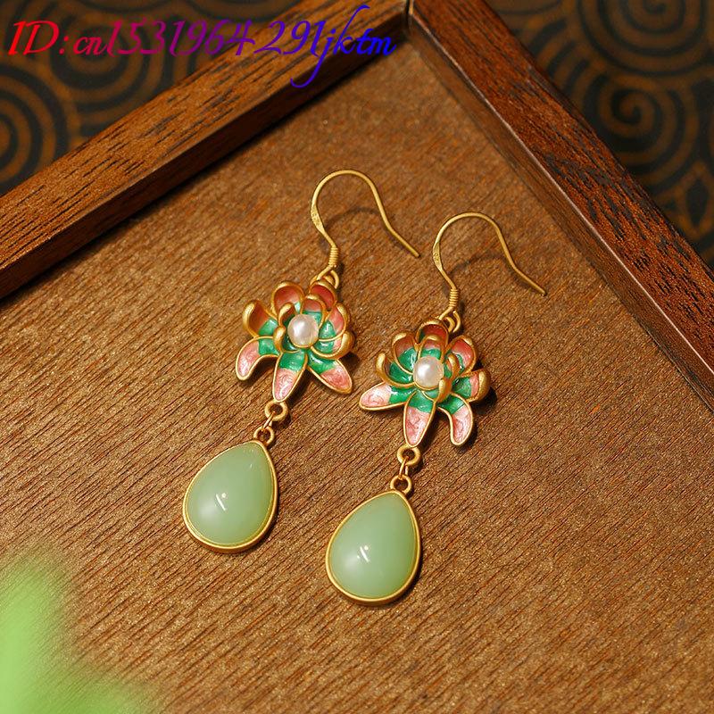 Зеленые серьги в форме капли в – обзор и цена Earrings