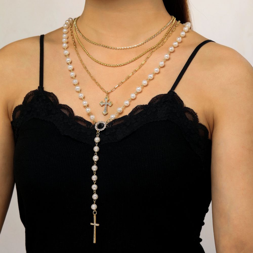 Изящное многослойное ожерелье  – обзор и цена Layered Pendant Necklace Aesthetic
