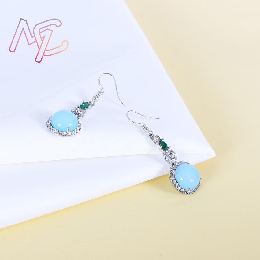 Серьги из синего натурального  – обзор и цена Earrings