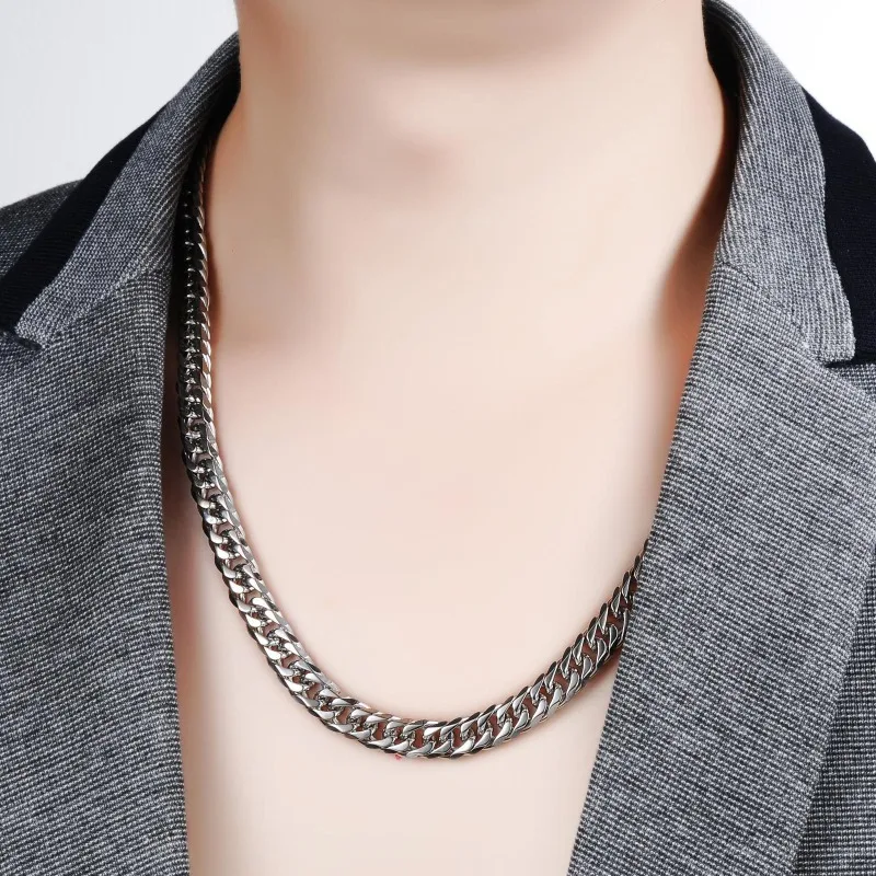 Серебряная цепочка 925 пробы,  – обзор и цена Cuban Link Chain 12Mm