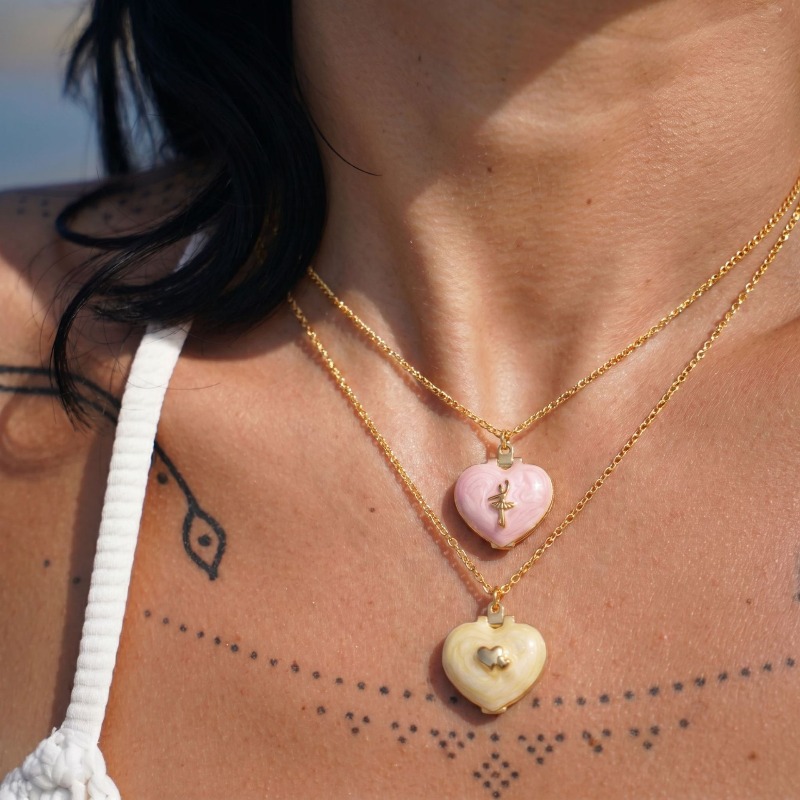 Винтажный кулон-медальон в фор – обзор и цена Heart Locket Necklace Photo