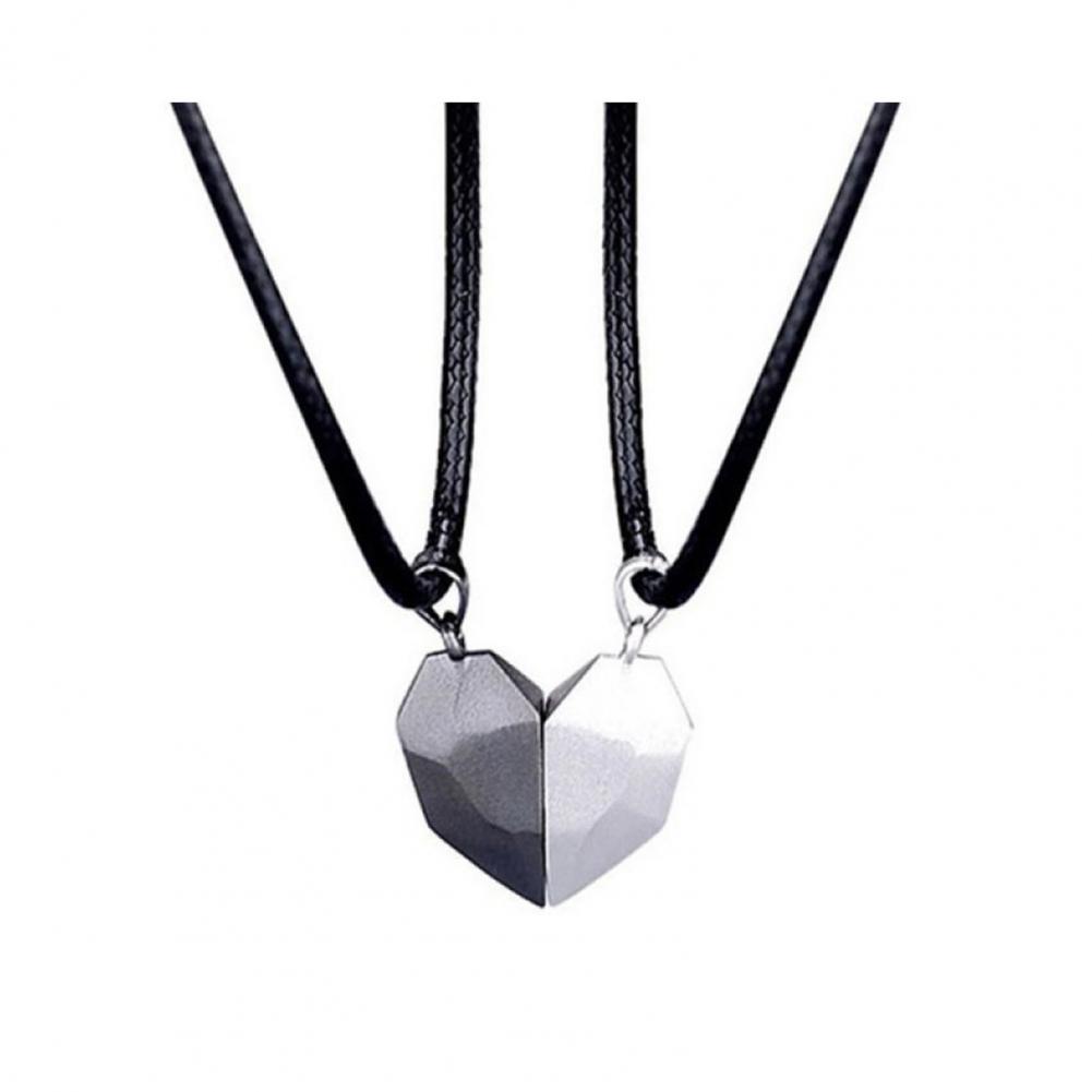 Кулон в форме сердца, парный к – обзор и цена Magnetic Couple Matching Necklaces